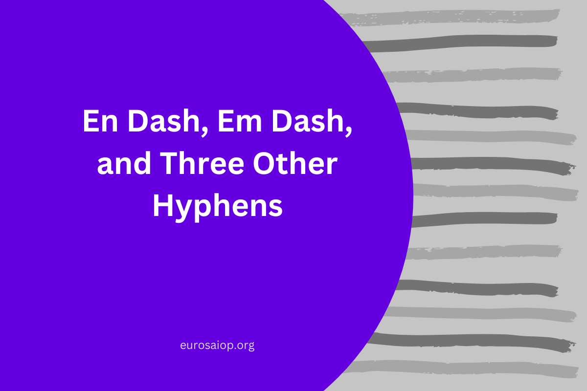 Copy Paste En Dash, Em Dash, and Three Other Hyphens Instantly