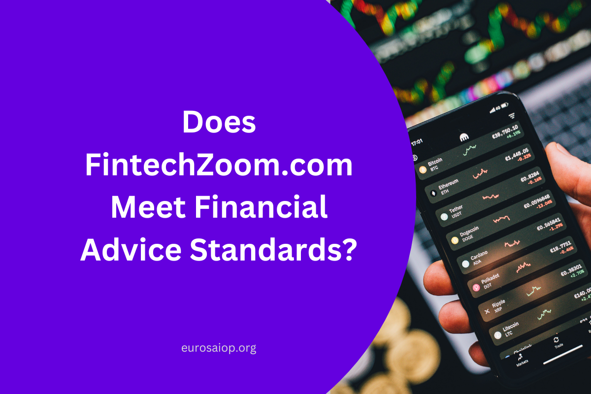 Does FintechZoom.com Need To Meet Financial Advice Standards?