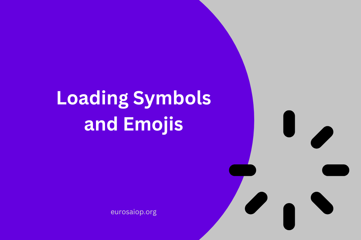 loading symbols and emoji copy paste