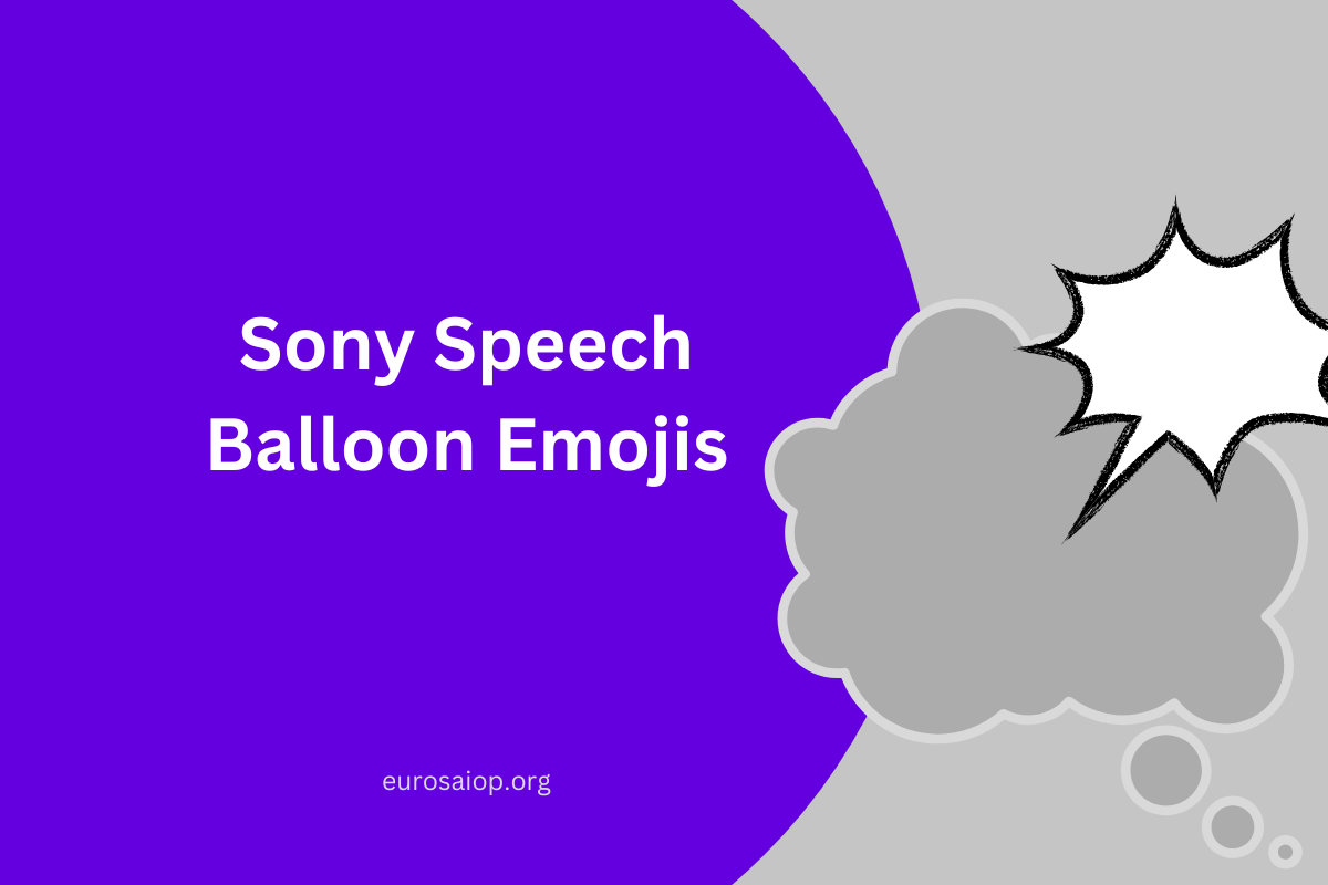 Copy And Paste Sony Speech Balloon Emojis In One Click